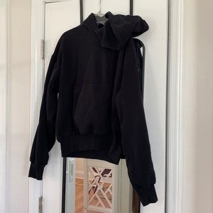 Yeezy sweatshirt, black, size small
